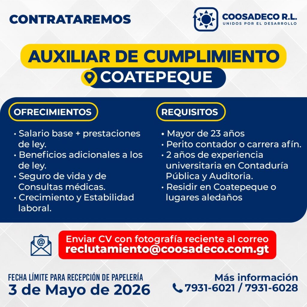 Auxiliar de Cumplimiento
